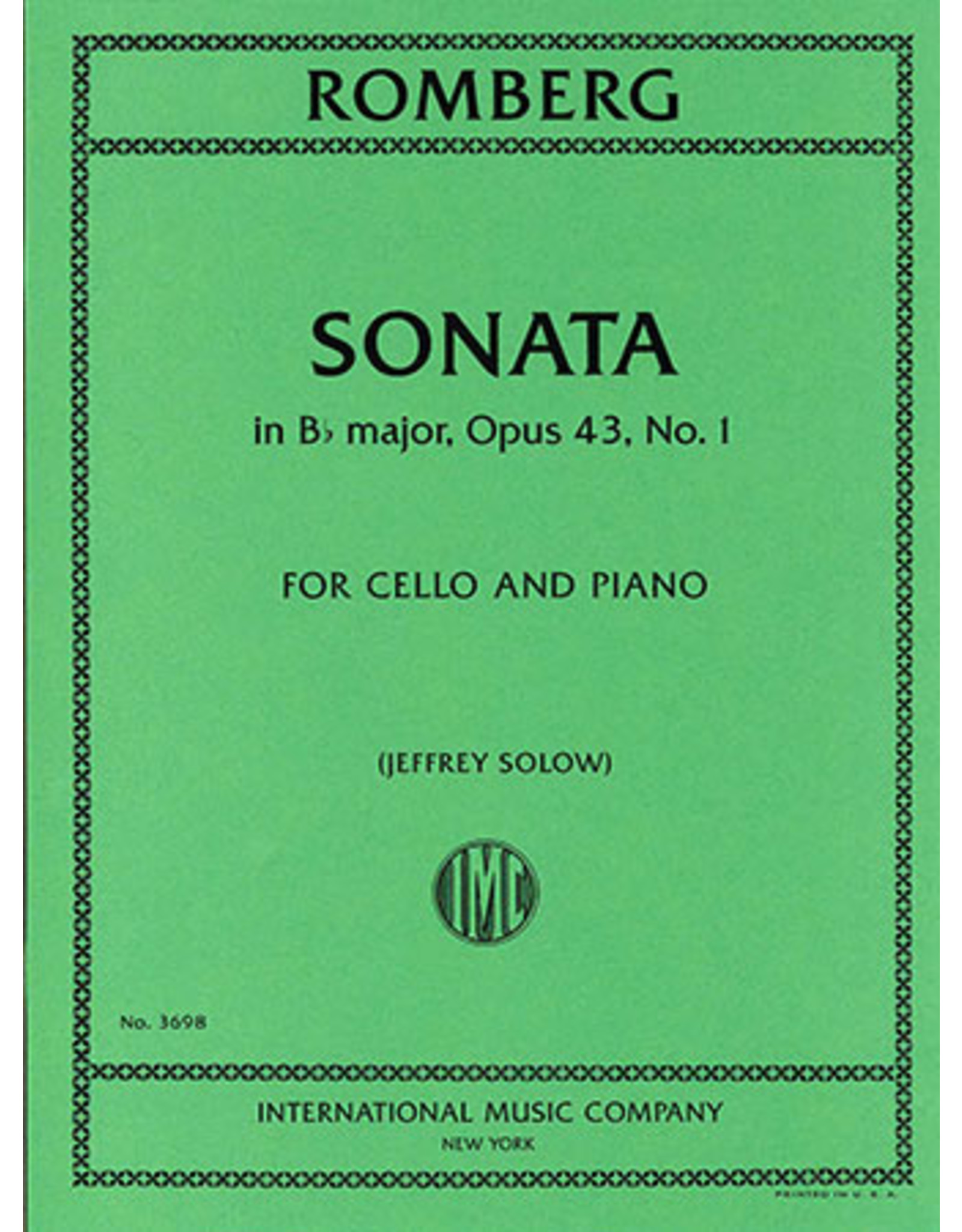 International Romberg - Sonata in Bb Op. 43 No.1 - Romberg