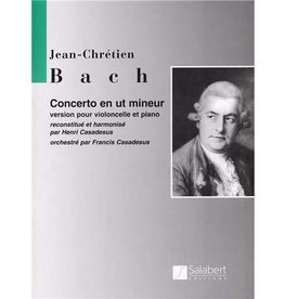 Hal Leonard J.C. Bach - Concerto in C Minor Score and Parts (Casadesus) String Solo