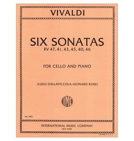 International Vivaldi Six Sonatas for Cello