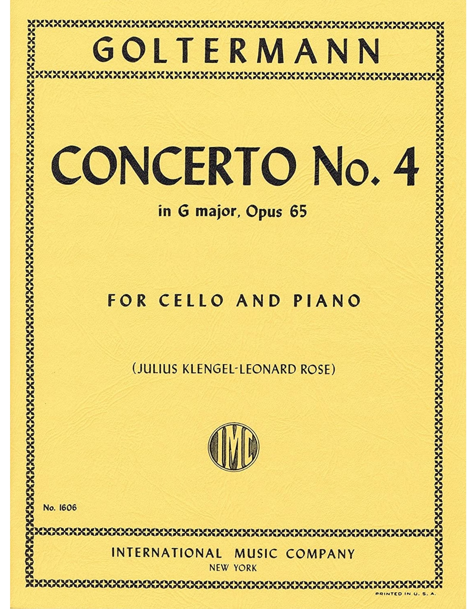 International Goltermann Concerto No. 4 Op.65 - Cello