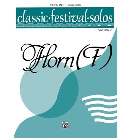 Alfred Classic Festival Solos (Horn in F), Volume 2 Solo Book