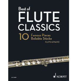 Schott Best of Flute Classics 10 Famous Pieces for Flute and Piano Softcover (ed. Gefion Landgraf)