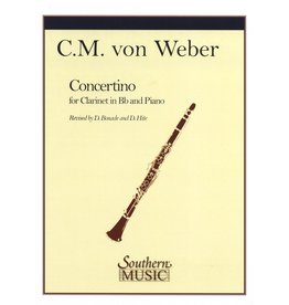 Southern Music Co. Concertino Op. 26 Clarinet Carl Maria von Weber/arr. David Hite