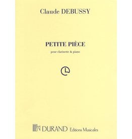 Editions Durand Debussy - Petite Pièce for Clarinet and Piano