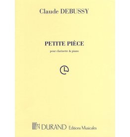 Editions Durand Petite Pièce for Clarinet and Piano