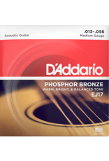 D'Addario D'addario EJ17 Phosphor Bronze Acoustic Guitar Strings Medium 13-56