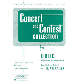 Hal Leonard Concert and Contest Collection for Oboe Solo Part Rubank Solo Collection