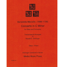 Medici Music Press Marcello Concerto in C Minor - Clarinet - Dishinger