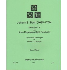 Medici Music Press Bach Menuet in G - Oboe