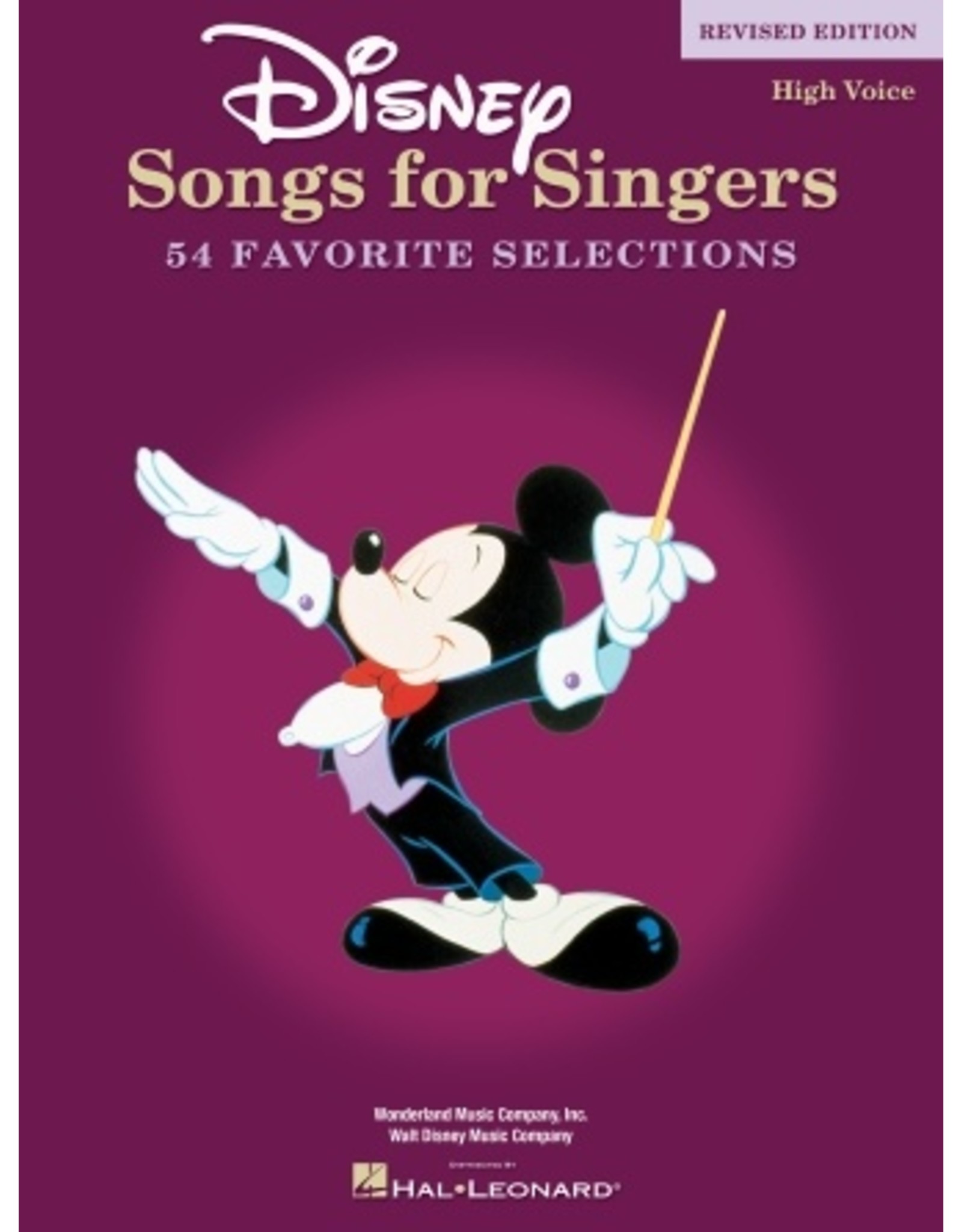 Hal Leonard Disney Songs for Singers - Revised Edition High Voice