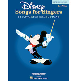 Hal Leonard Disney Songs for Singers Low Voice Edition Vocal Collection