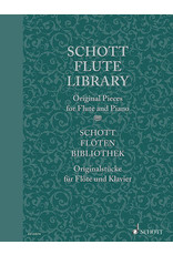 Schott Schott Flute Library Original Pieces for Flute and Piano, Basso ad lib. Softcover (ed. Edmund Waechter, Elisabeth Weinzierl)