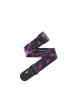 D'Addario Outrun Polyester Guitar Strap, Neon Stars