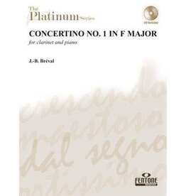 Fentone Music Concertino No. 1 in F Major Clarinet (Breval)