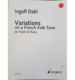 Schott Dahl - Variations On A French Folk Tune Fl/pno