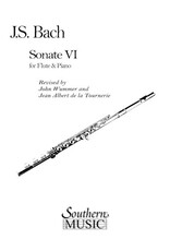 Southern Music Co. Bach - Sonata No. 6 in E Flute