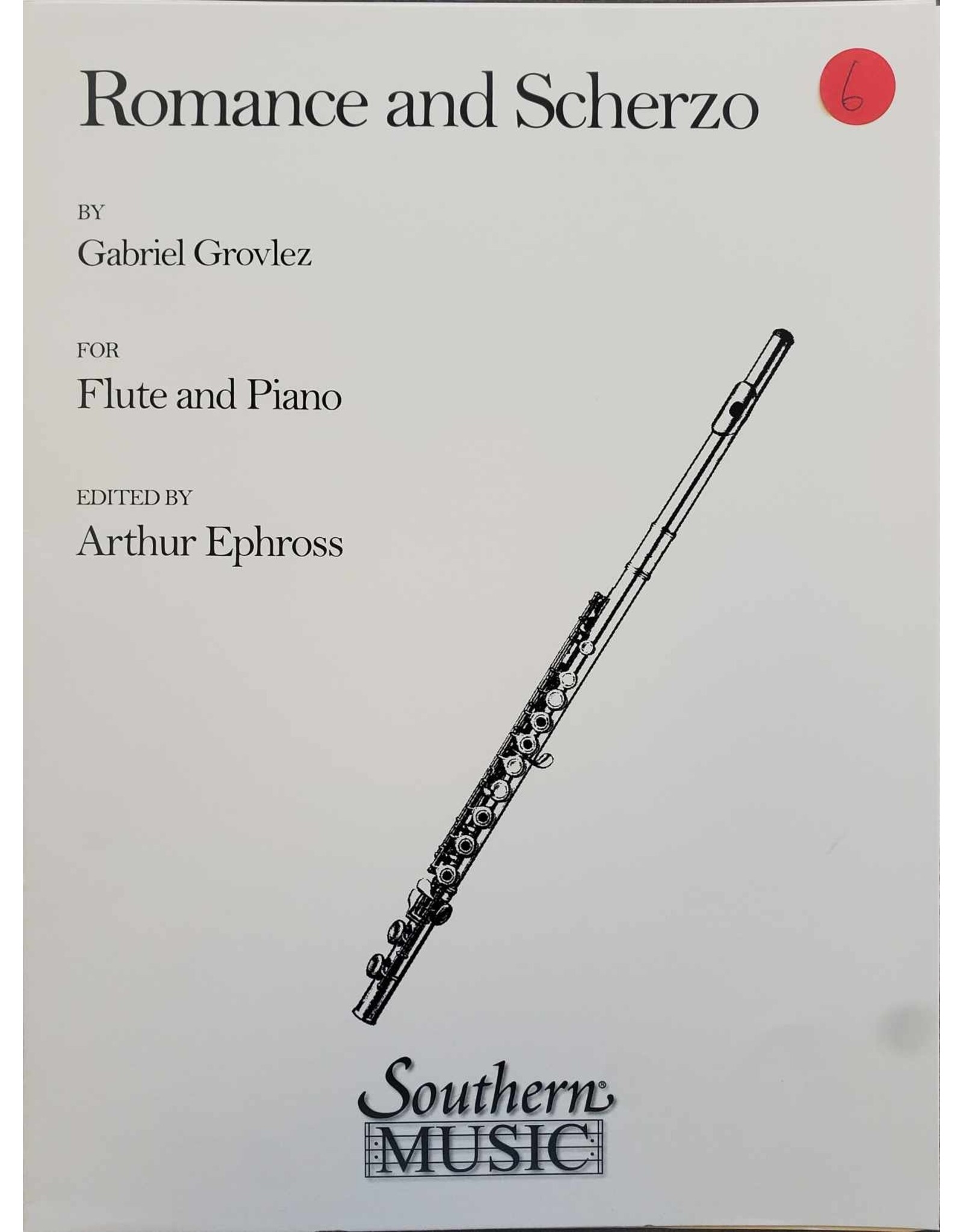 Southern Music Co. Grovlez - Romance and Scherzo Flute