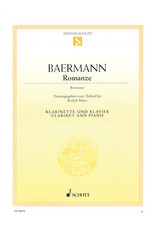 Schott Baermann Romance Clarinet and Piano Softcover ed. Rudolf Mauz