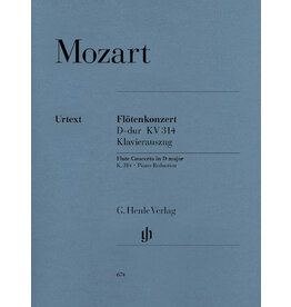 Henle Urtext Edition Mozart - Concerto No. 2 in D Major, K. 314 for Flute & Piano Reduction Softcover ed. András Adorján