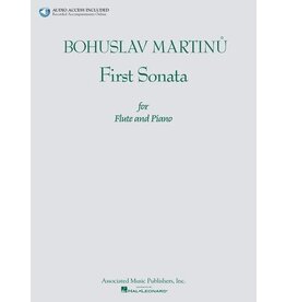 Associated Music Publishers, Inc. Martinu - First Sonata for Flute and Piano With Recordings of Piano Accompaniments Softcover Audio Online with Recordings of Piano Accompaniments