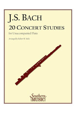 Southern Music Co. Bach - 20 Concert Studies Unaccompanied Flute