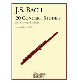 Southern Music Co. Bach - 20 Concert Studies Unaccompanied Flute
