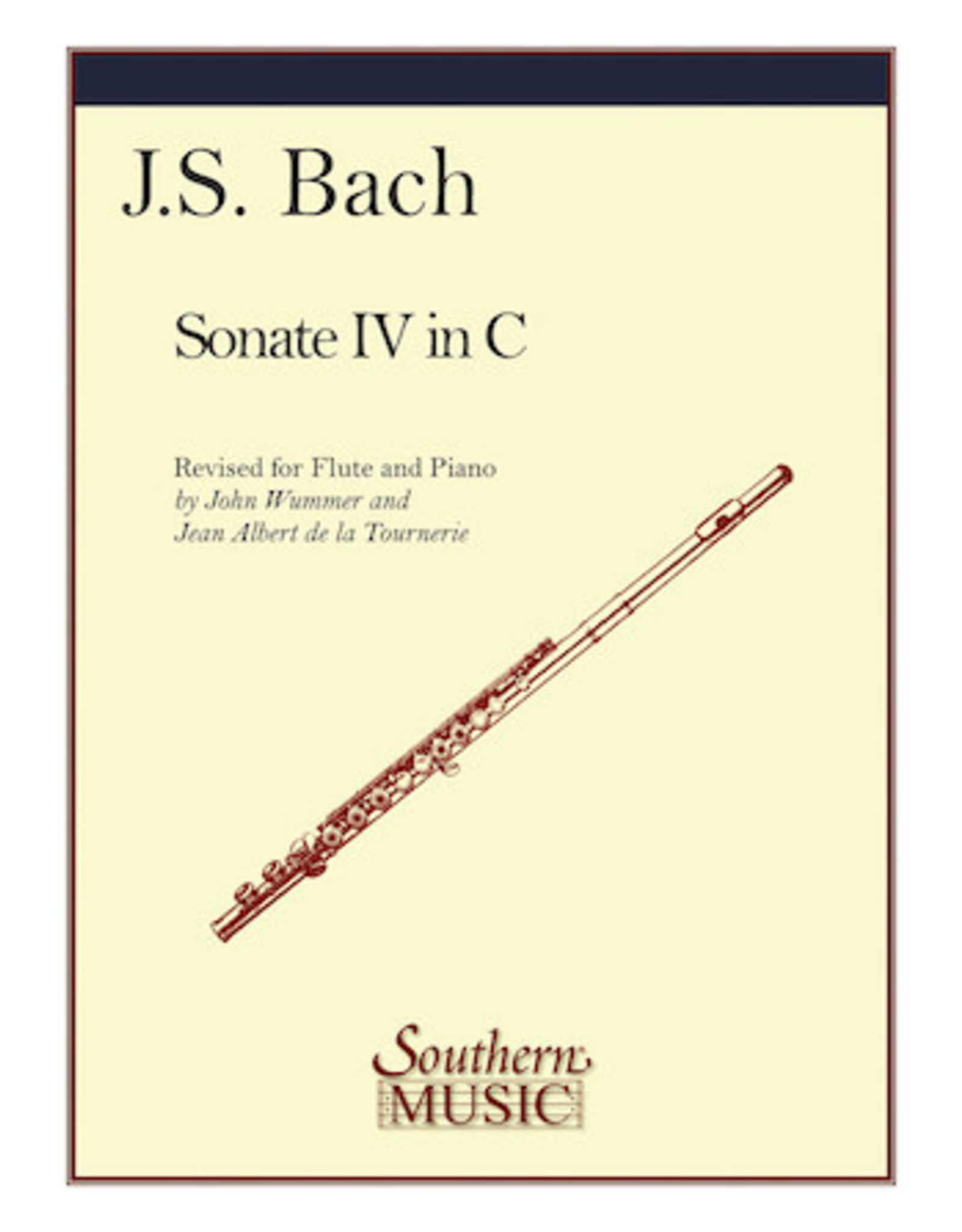 Southern Music Co. Bach - Sonata No. 4 in C Flute arr. John Wummer