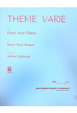 Southern Music Co. Busser - Theme Varie Flute