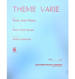 Southern Music Co. Busser - Theme Varie Flute
