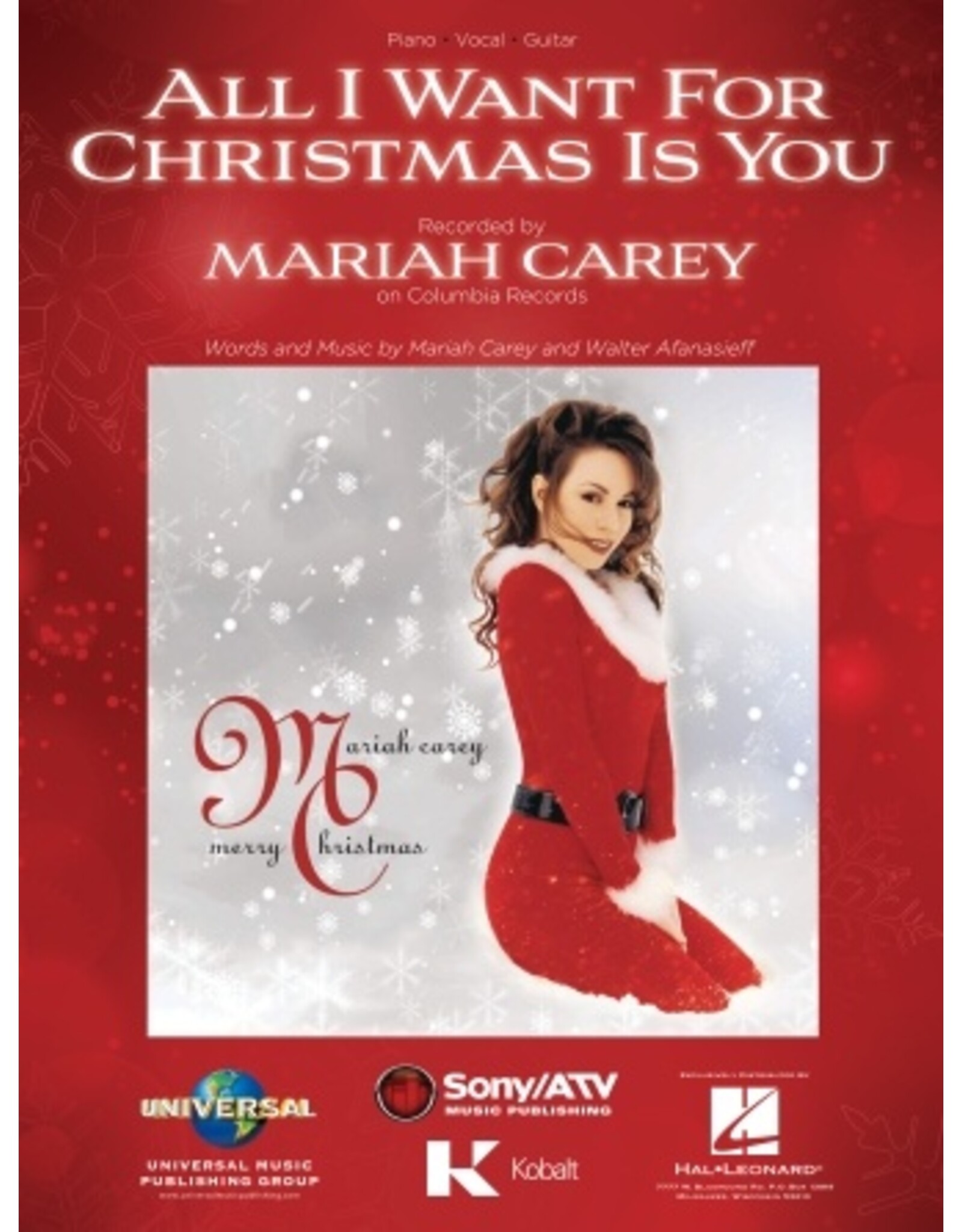 Hal Leonard All I Want for Christmas Is You Softcover (Mariah Carey)