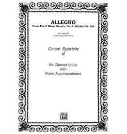 Alfred Mozart - ALLEGRO E MIN B FLAT Clarinet