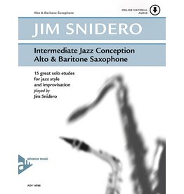 Advance Music Snidero Intermediate Jazz Conception - Alto Sax