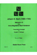 Medici Music Press Bach Menuet in G - Trumpet