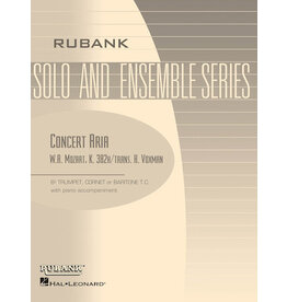 Hal Leonard Mozart - Concert Aria (K. 382h) Bb Trumpet/Cornet Solo with Piano