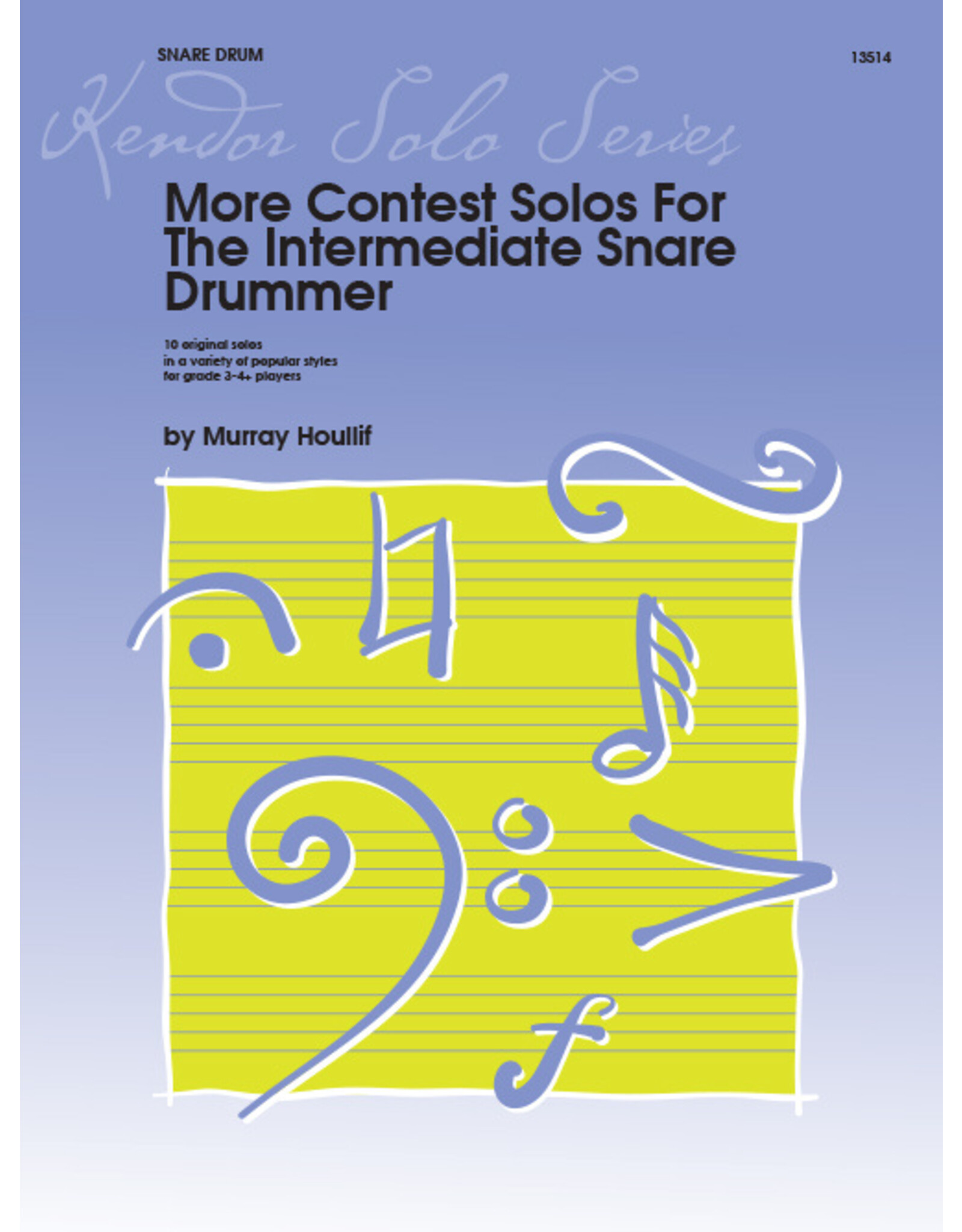 Kendor More Contest Solos for the Intermediate Snare Drummer
