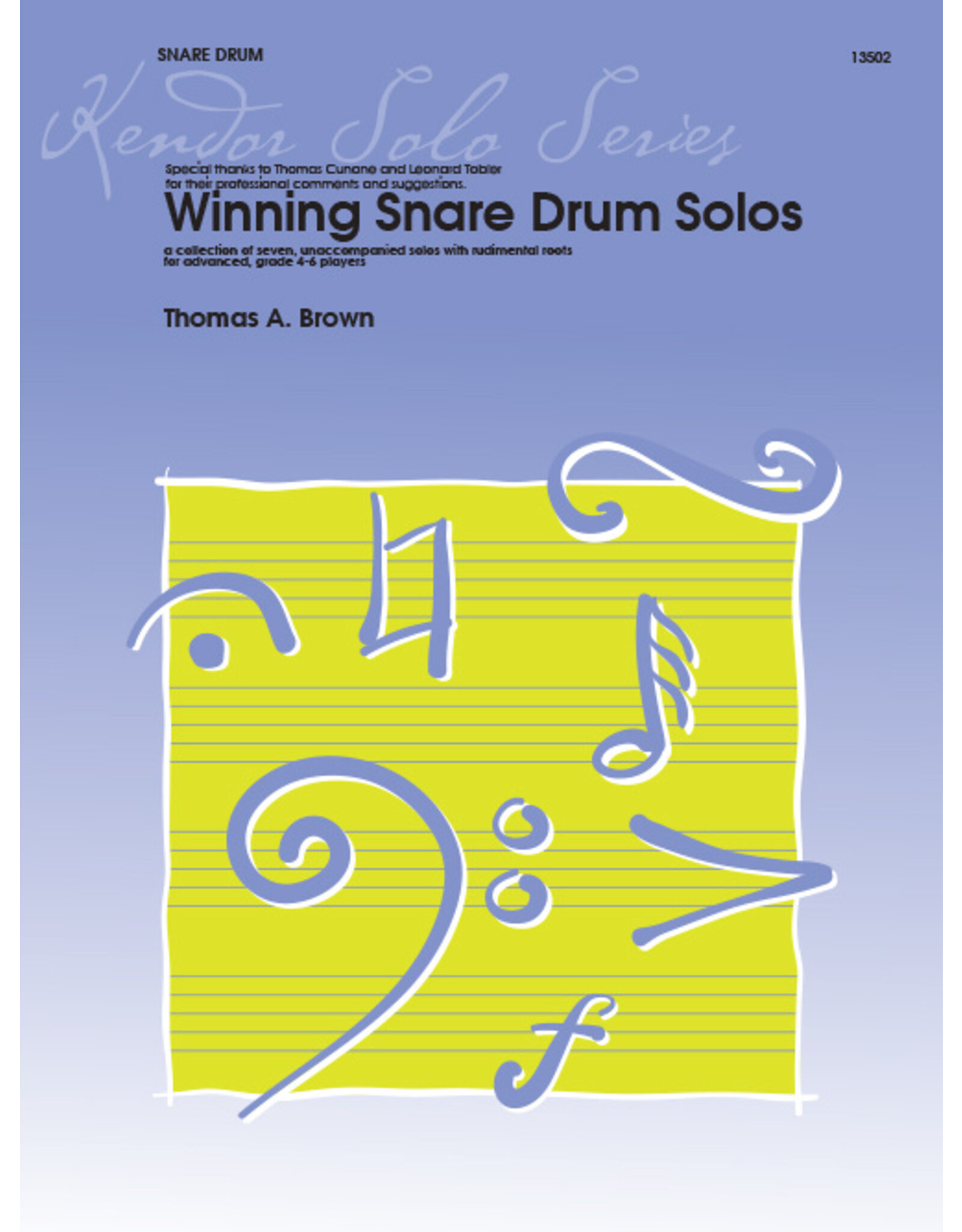 Kendor Winning Snare Drum Solos - Advanced