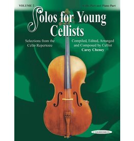 Alfred Solos for Young Cellists Cello Part and Piano Acc., Volume 2