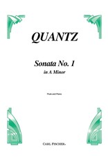 Carl Fischer LLC Sonata No. 1 In A Minor Flute solo, Piano A MINOR - Johann Joachim Quantz