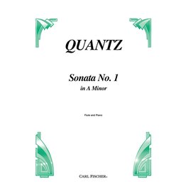 Carl Fischer LLC Sonata No. 1 In A Minor Flute solo, Piano A MINOR - Johann Joachim Quantz