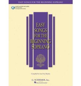 Hal Leonard Easy Songs for the Beginning Soprano With companion recorded piano accompaniments Softcover Audio Online (Joan Frey Boytim)