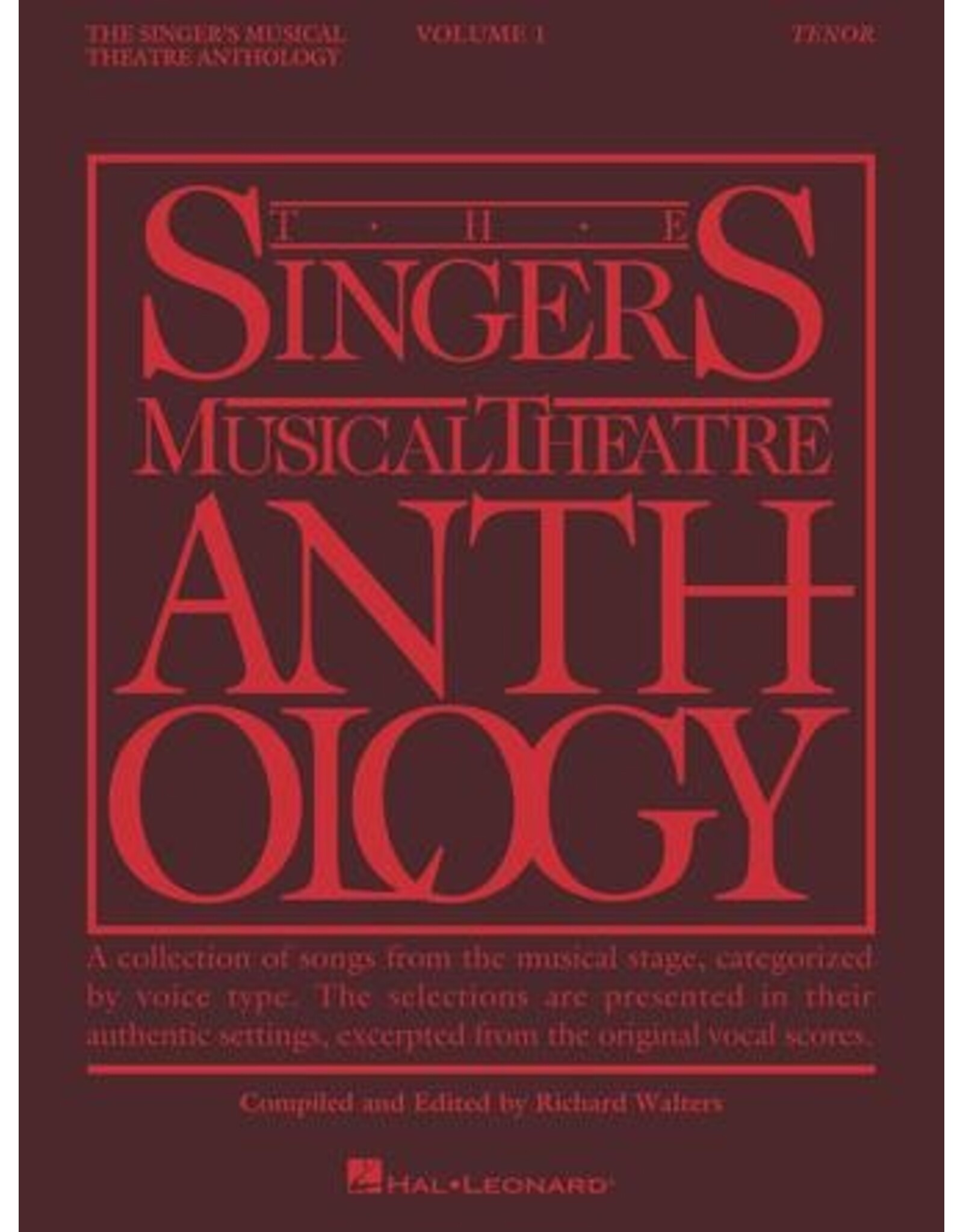 Hal Leonard The Singer's Musical Theatre Anthology - Volume 1, Revised Tenor Book Only Vocal Collection Tenor Volume 1