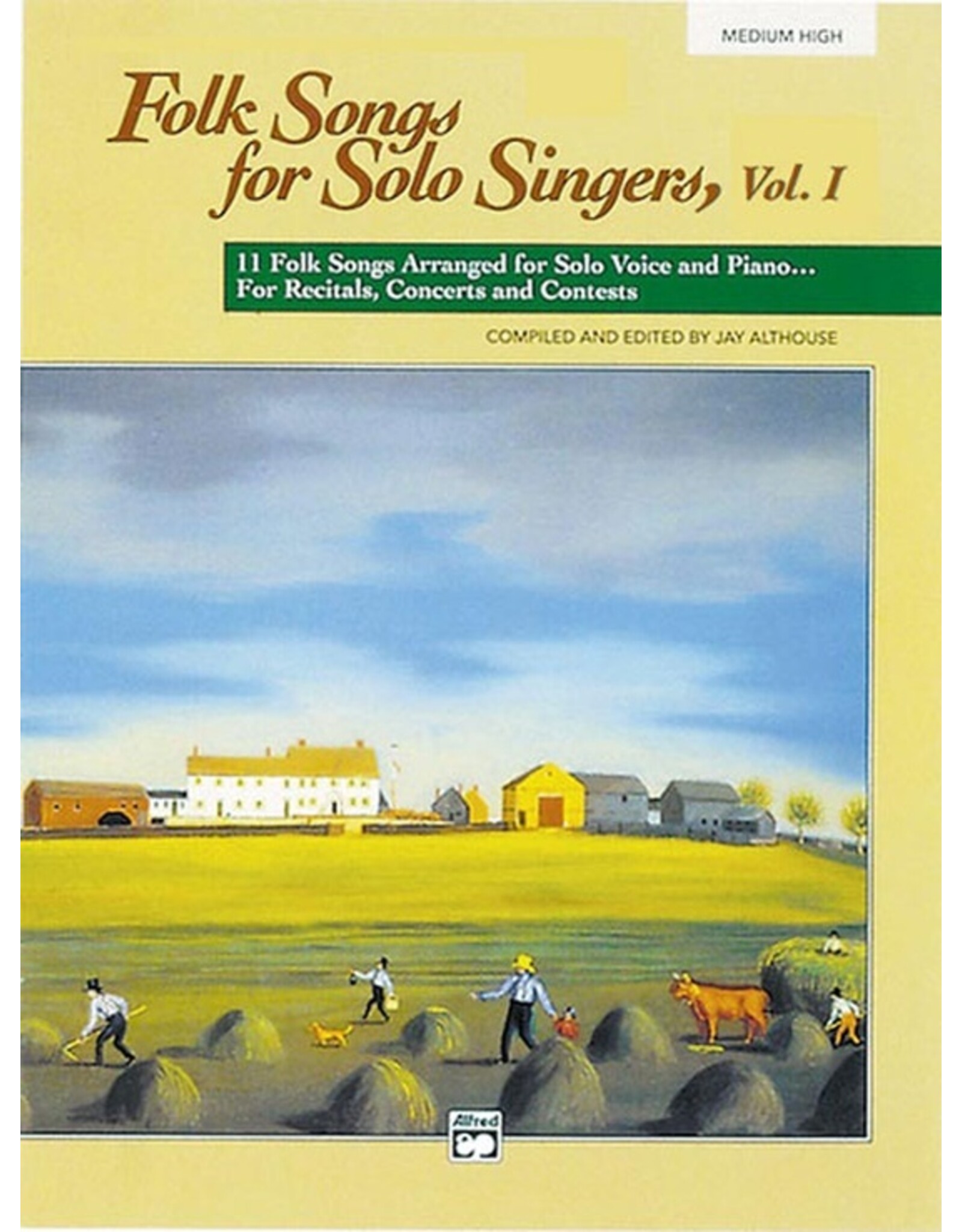 Alfred Folk Songs for Solo Singers Vol. 1 Medium High Voice