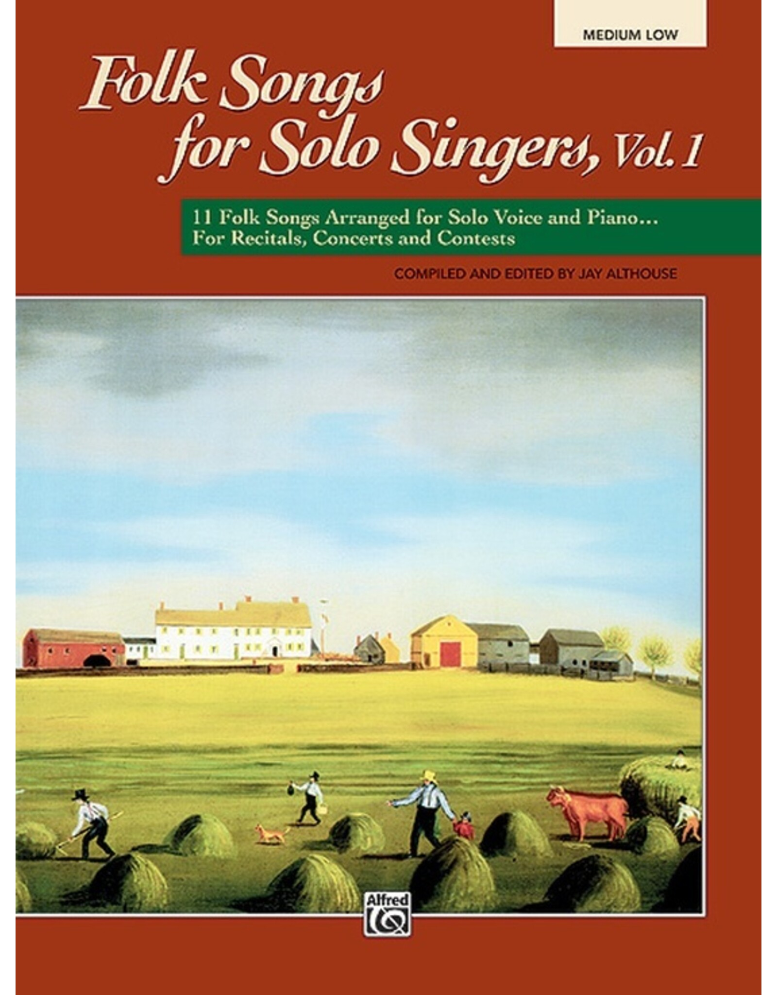 Alfred Folk Songs for Solo Singers, Vol. 1 Medium Low Voice