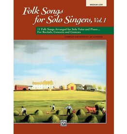 Alfred Folk Songs for Solo Singers, Vol. 1 Medium Low Voice