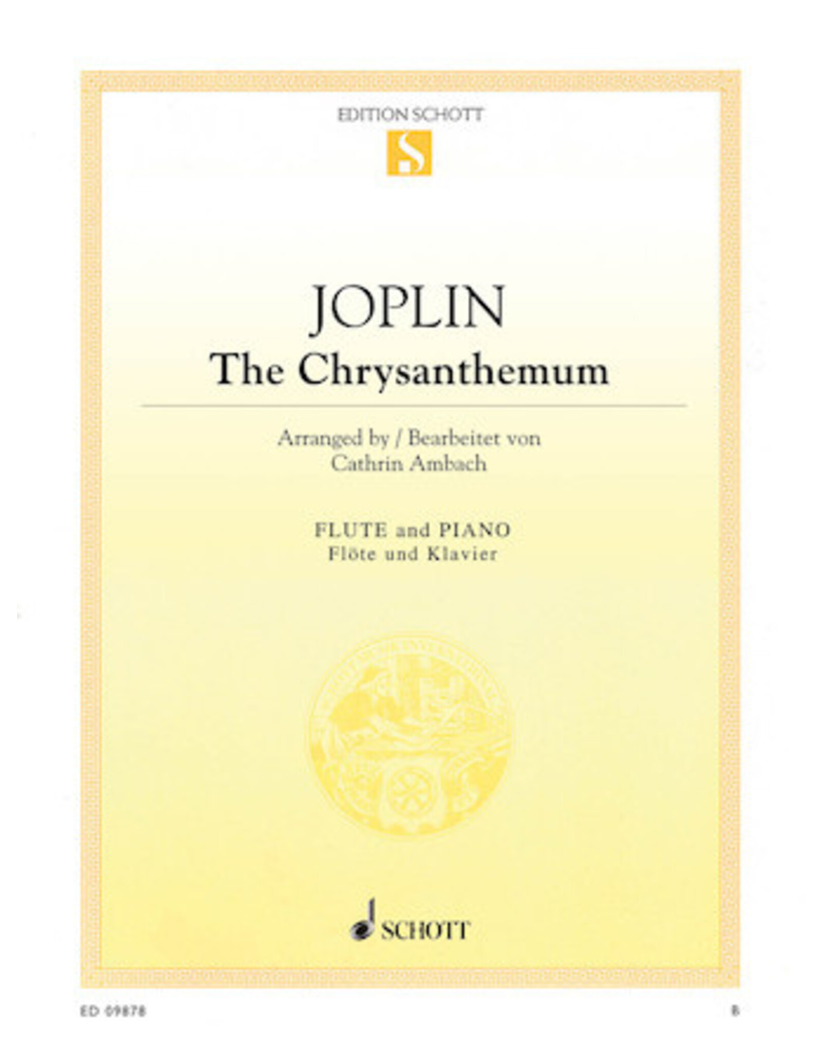 Edition Schott Joplin - The Chrysanthemum for Flute and Piano