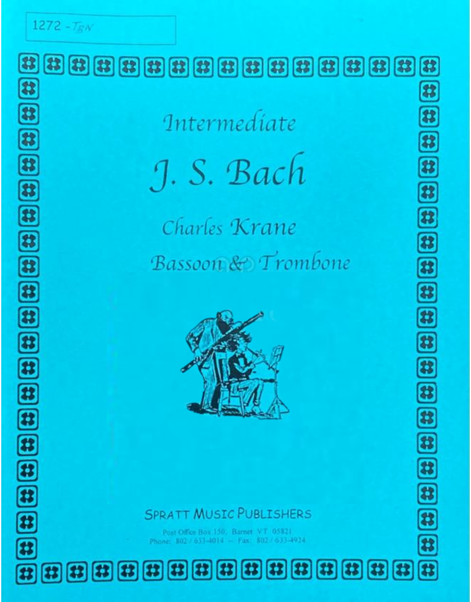 Spratt Music Publishers Bach for Bassoon - Charles Krane Spratt Music