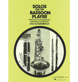 Hal Leonard Solos for the Bassoon Player Bassoon with Piano Accompaniment edited by Sol Schoenbach