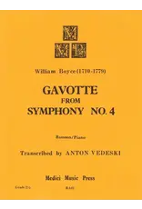 Medici Music Press Boyce - Gavotte from Symphony No. 4 - Bassoon