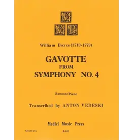 Medici Music Press Boyce - Gavotte from Symphony No. 4 - Bassoon