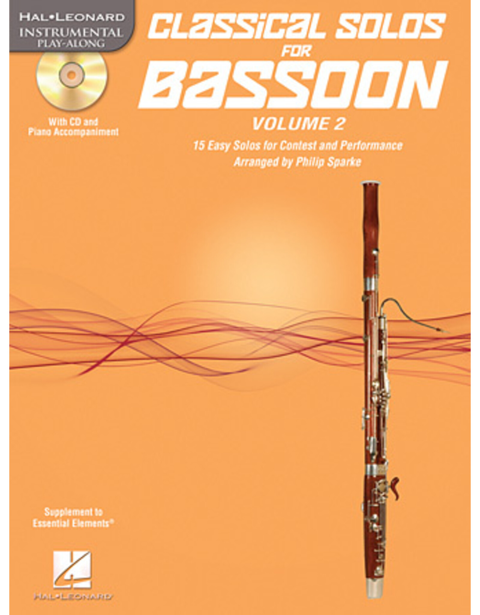 Hal Leonard Classical Solos for Bassoon, Vol. 2 15 Easy Solos for Contest and Performance Softcover with CD arr. Philip Sparke Book/CD Packs